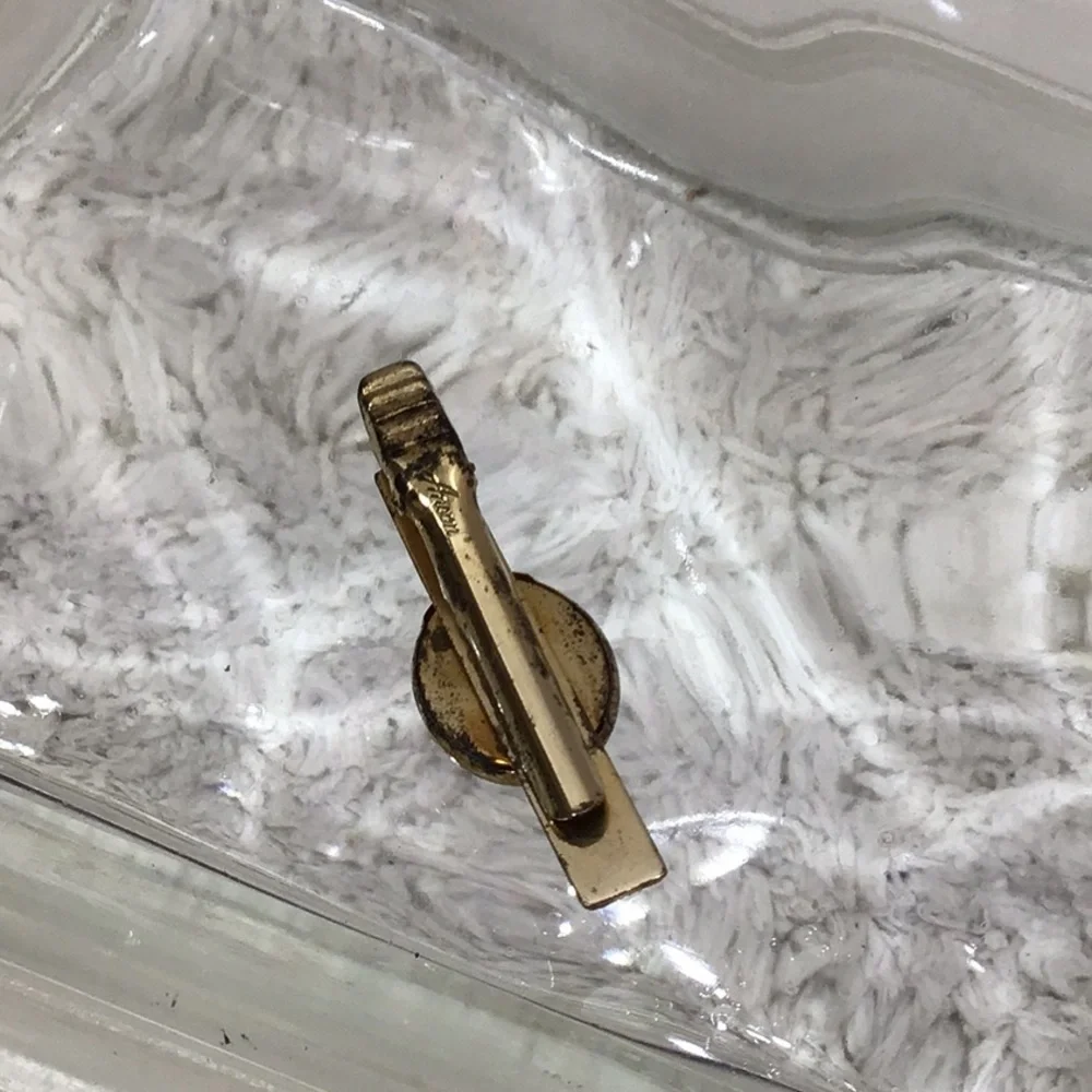 Vintage Anson fly fishing tie clip & cuff links set